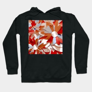 Sculpted Floral Shapes Hoodie